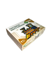 Конструктор 2D пластм. 518 дет. А5 "Паровоз"