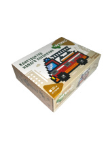 Конструктор 2D пластм. 551 дет. А5 "Пожарная машина"