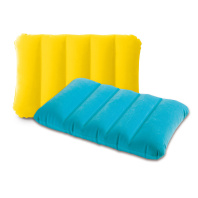 Подушка надувная 43*28*9см, велюр, 3 цвета