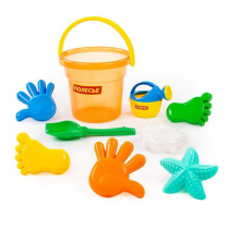 Набор игрушек  Ведро, лопата 6, формочки 7 шт, лейка