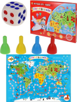 Игра с фишками "Вокруг Земли"