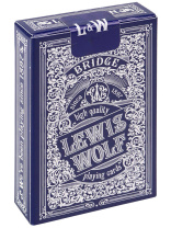 Карты игральные 54шт,  "Lewis & Wolf" poker size index jumbo, 63*88 мм