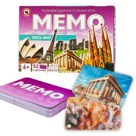 Игра Мемо "Весь мир" ( 52 карточки) 6+