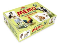 Игра Мемо "Следы животных. На ферме"  (36 карточек)