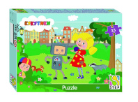 Пазлы   35 элементов  270*180мм  "Кукутики" (Биг Папа)