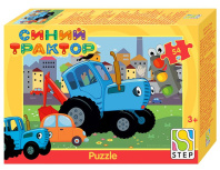 Пазлы 54 элемента 180*130мм. "Синий трактор" (Биг Папа) Пазлы 54 элемента 180*130мм. "Синий трактор" (Биг Папа)