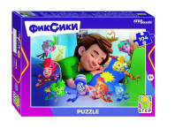 Пазлы  104 элемента  270*180мм.  "Фиксики. Новый сезон" (Аэроплан)