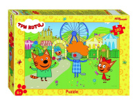 Пазлы  160 элементов  240*345мм  "Три кота. Новые истории" (АО "СТС")