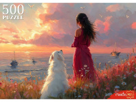 Пазлы  500 элементов  480*330мм. "На закате"