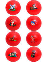 Мяч детский 12см "Зверюшки" ассорти НЕ НАДУТЫЙ