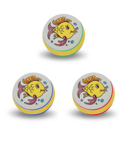 Мяч детский резиновый 10см "Рыбка" ассорти