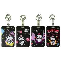 Бейдж 70*110 мм вертикальный "Kuromi", карабин Бейдж 70*110 мм вертикальный "Kuromi", карабин