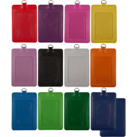 Бейдж 70*110 мм. вертикальный, к/з 2отд., метал. полукольцо д/крепления, ассорти Бейдж 70*110 мм. вертикальный, к/з 2отд., метал. полукольцо д/крепления, ассорти