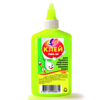 Клей ПВА-М 125г с дозатором желтый флакон ЛУЧ 20С 1354-08|ДЖ|20С 1354-08