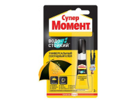Клей Момент Супер секундный водостойкий 3г. Клей Момент Супер секундный водостойкий 3г.