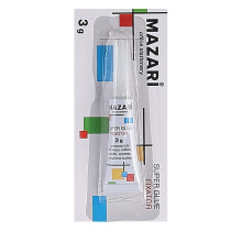 Супер - клей, FIXATOR, на цианакриловой основе, 3г, блистерная упаковка|ДА|M-5678