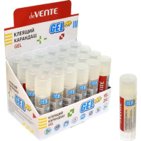 Клей карандаш deVENTE. Gel"15 гр. PVP основа, гелевый кристально-прозрачный Клей карандаш deVENTE. Gel"15 гр. PVP основа, гелевый кристально-прозрачный