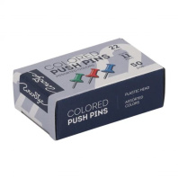 Кнопки силовые цветные 50 шт. карт.упак.