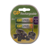 Аккумулятор GP R-06 (АА) GP Rechargeable 2500mAh, блистер, цена за 1 шт Аккумулятор GP R-06 (АА) GP Rechargeable 2500mAh, блистер, цена за 1 шт