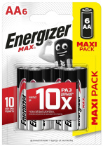Батарейка LR-06 (АА) ENERGIZER Max, блистер, цена 1 шт