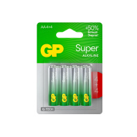 Батарейка LR-06 (АА) GP Super Alkaline, в спайке, цена за 1 шт