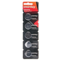 Батарейка-таблетка  CR-2016 Smartbuy, блистер, цена за 1 шт