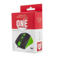 Мышь проводная Smartbuy ONE 352 зелено-черная