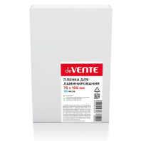 Плёнка д/ламинирования deVente 75x105 мм, 125мкм, 100шт/уп