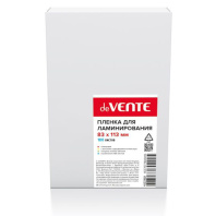 Плёнка д/ламинирования deVente 83x113 мм, 125мкм, 100шт/уп