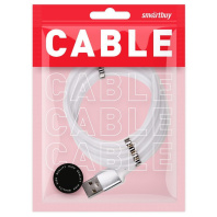 Кабель Smartbuy  для зарядки, данных  - 8-pin , 3 Ампера, магнит, самосворачивающийся