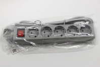 Сетевой фильтр Buro 500SL-3-G 3м (5 розеток) серый (пакет ПЭ)