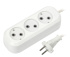 Удлинитель Smartbuy, 3 гнезда 1,5 м.10А/2,2кВт без заземления ПВС 2х1