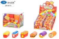 Набор ластиков 6 шт. "Фастфуд"