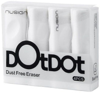 Набор ластиков Deli 4шт. Nusign, белый