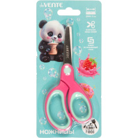 Ножницы детские "deVENTE. Yummy Panda" 13см, прорез. ручки, блистер