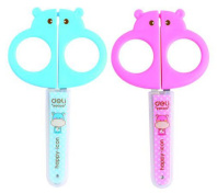 Ножницы детские Deli 12,8м см сталь,  ассорти