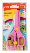 Ножницы детские Deli Bumpees 13см, пластиковые