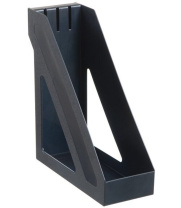 Накопитель д\бумаг верт. БАЗИС чёрный