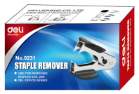 Антистеплер Deli 24/6, 26/6 , с фиксатором, ассорти Антистеплер Deli 24/6, 26/6 , с фиксатором, ассорти