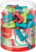 Точилка пласт. 1 отв. VIVO ассорти Точилка пласт. 1 отв. VIVO ассорти