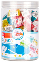 Точилка пласт. 1 отв. Comico, ассорти туба Точилка пласт. 1 отв. Comico, ассорти туба