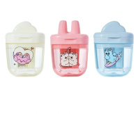 Точилка пласт. 1отв. "PUPUBABY", с контейнером Точилка пласт. 1отв. "PUPUBABY", с контейнером