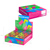 Точилка пласт. с контейнером  1 отв. City, Neon, ассорти