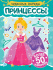 Книга с наклейками "Чудесные наряды. Принцессы" А5 16стр.