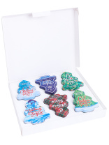 Подвесное украшение "Ёлочка" с предсказаниями, металл, дизайн ассорти