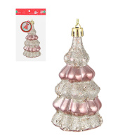 Подвесное украшение 10см  "Елочка" пластик