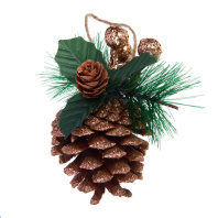 Декор новогодний 7*10см "Шишка"