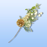 Декоративная веточка 28см "Веточка ели"