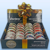 Лента декоративная 3,8мм*2,7м, ассорти