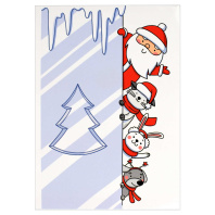 Блокнот А6  40л скоба "Встречаем Новый Год" кл.